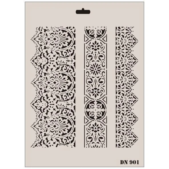 Rich Dantel Seri DN-901 Stencil 35x25 cm ürün görseli 1