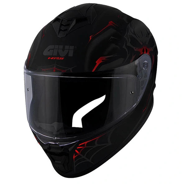 GIVI 50.X ARACHNO MAT SİYAH-KIRMIZI KASK MAT SİYAH - KIRMIZI ürün görseli 1