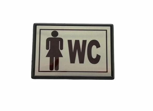 Cemax Yönlendirme Küçük WC Bayan 10X7 cm ürün görseli 1