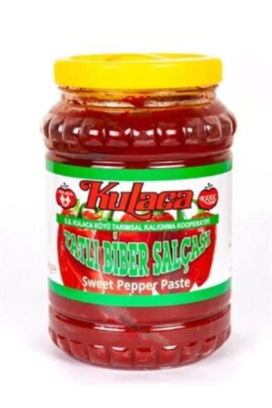 KULACA Tatlı Biber Salçası 2.5 Kg. (2025 ÜRETİM YENİ MAHSÜL) ürün görseli 1