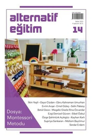 Yeni İnsan Yayınevi Alternatif Eğitim Dergisi 14.sayı Montessori Metodu ürün görseli 1