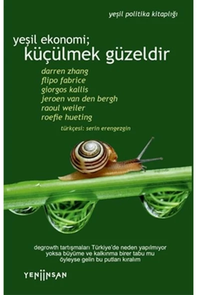 Yeni İnsan Yayınevi Yeşil Ekonomi Küçülmek Güzeldir ürün görseli 1