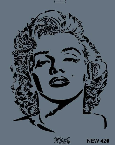 Rich New Seri N-420 Stencil 35x25 cm ürün görseli 1