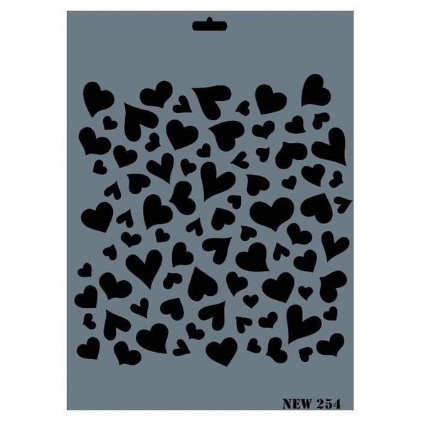 Rich New Seri N-254 Stencil 35x25 cm ürün görseli 1