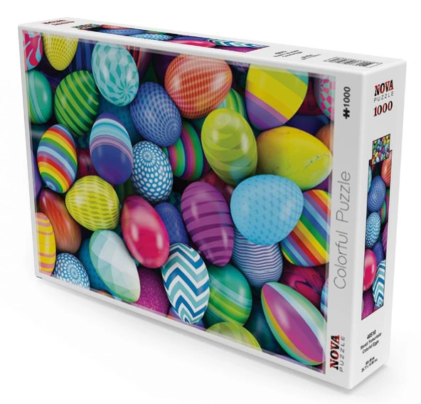 Nova Puzzle 1000 Parça Renkli Yumurtalar Puzzle ürün görseli 1