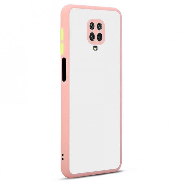Xiaomi Redmi Note 9S Kılıf Zore Hux Düğme ve Kapak Zıt Renk Kılıf ürün görseli 1