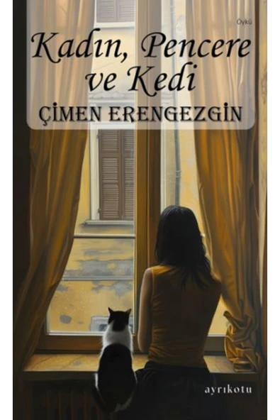 Kadın, Pencere ve Kedi ürün görseli 1