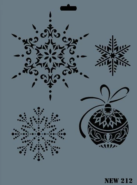 Rich New Seri N-212 Stencil 35x25 cm ürün görseli 1