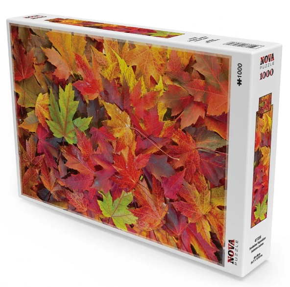 Nova Puzzle 1000 Parça Sonbahar Yaprakları Puzzle ürün görseli 1