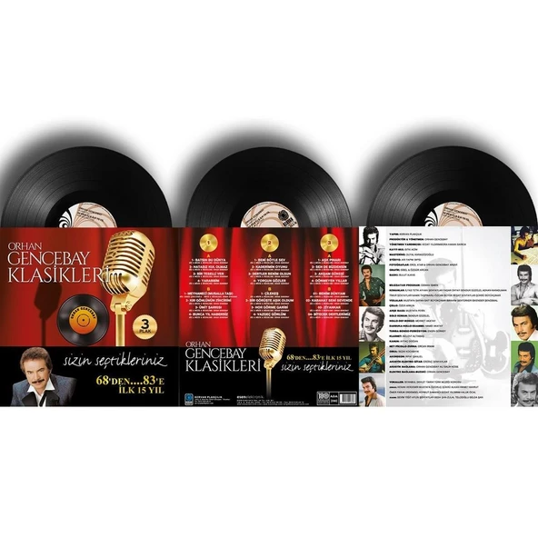 Orhan Gencebay Klasikleri Vol. 1 - 3 Plak - Resim 4