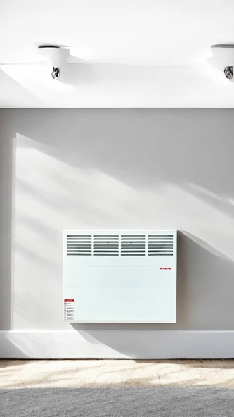 Elektrikli Panel Konvektör Isıtıcı Manuel Termostat Soba 1500 watt (AYAKLAR,ASKI APARATI DAHİL) ürün görseli 1
