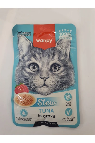 PATİLİMARKET kedi pounch yetişkin tuna70 gr 10 adet ürün görseli 1