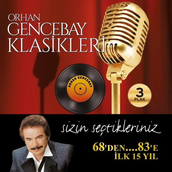 Orhan Gencebay Klasikleri Vol. 1 - 3 Plak ürün görseli 1