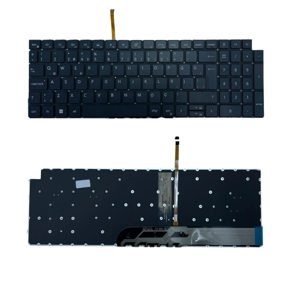 Dell inspiron P112F012 Notebook Klavye TR Işıklı ürün görseli 1
