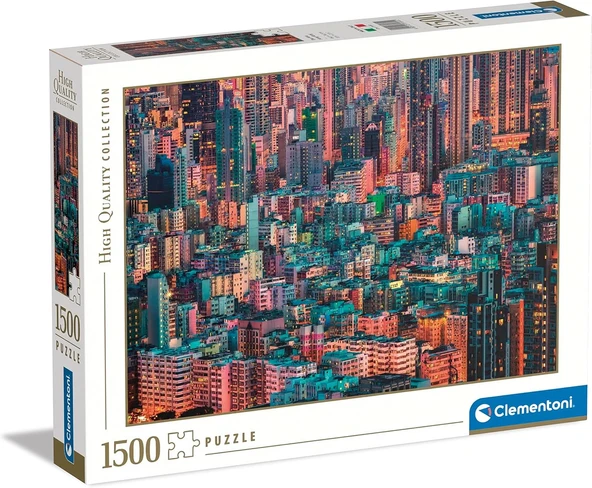 Clementoni Collection-The Hive, Hong Kong, Puzzle 1500 Parça - 31692 ürün görseli 1