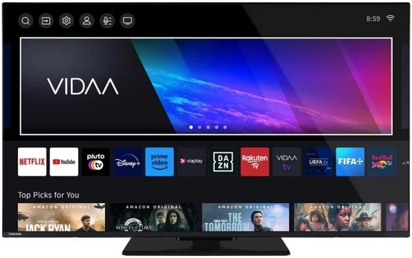 Toshiba 55UV3463DT 4K Ultra HD 55'' 140 Ekran Uydu Alıcılı Smart LED TV ürün görseli 1