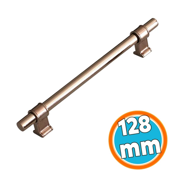 Mobilya Dolap Mutfak Kapak Çekmece Dolabı Kulpları Kulbu Kulpu Bronz Metal Kulp 128 mm-12.8 cm ürün görseli 1
