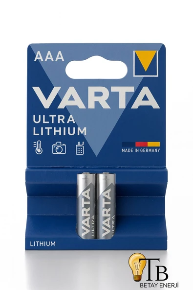 Varta Ultra Lithium AAA Pil ürün görseli 1