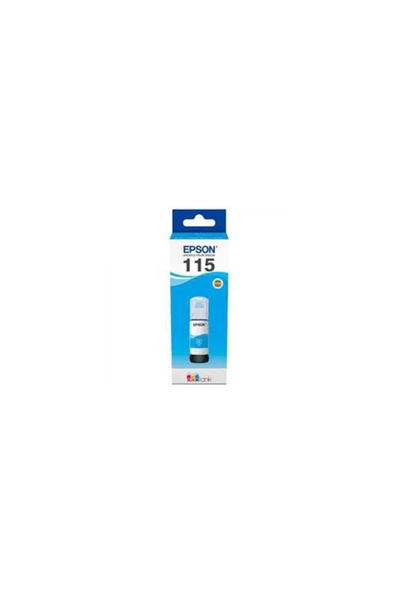EPSON 115 Cyan Mavi Şişe Mürekkep T07d24a L8160-l8180 ürün görseli 1