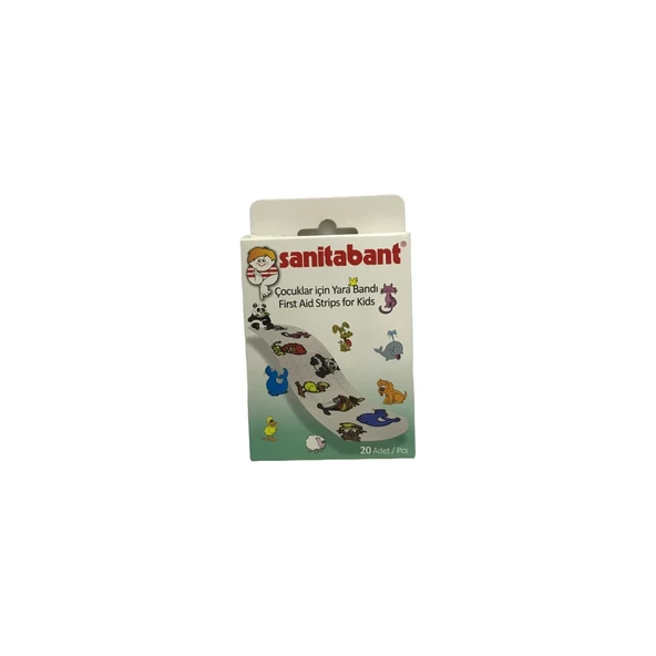 Sanita Bant Çocuk Yara Bandı 20'li ürün görseli 1