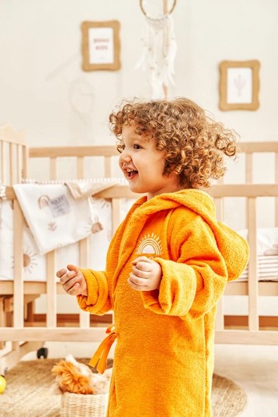 Soley Boho Bebek Bornozu - Resim 7