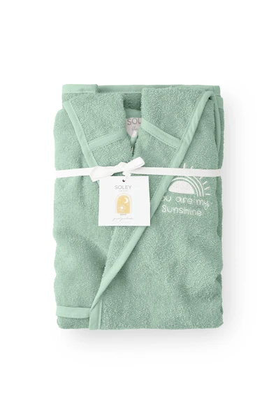 Soley Boho Bebek Bornozu - Resim 6