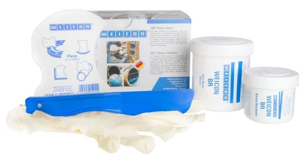 WEICON BR Onarım ve kalıplama için tunç dolgulu epoksi reçine sistemi 500 gr ürün görseli 1