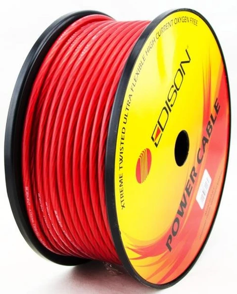 Edison Pw-4ga Oto Anfi Tesisat Kablosu Silikon 4ga 30 Metre ürün görseli 1