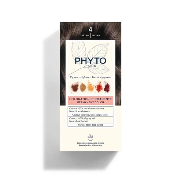 Phyto Color Bitkisel Saç Boyası - 4 Kestane ürün görseli 1