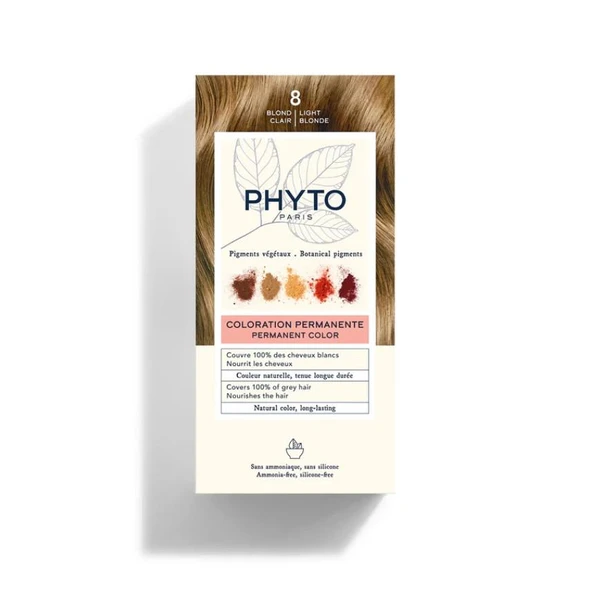 Phyto Color Bitkisel Saç Boyası - 8 Blond Clair Sarı ürün görseli 1