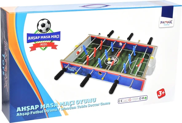 Matrax Oyuncak Orta Boy Ahşap Langırt Futbol Oyunu - 402 ürün görseli 1