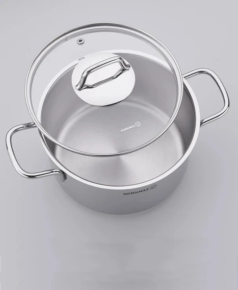 Korkmaz Perla 1 Litre Mini Çelik Tencere A1652 14x7 Cm ürün görseli 1