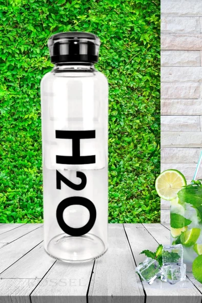 Rossel Premium Borosilikat Cam Matara 500 ml Siyah H2O81460 ürün görseli 1