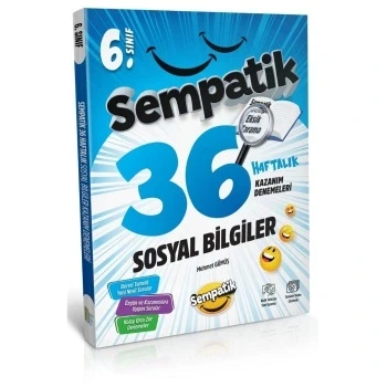 Ünlüler Karması 6.Sınıf Sosyal Bilgiler Sempatik 36 Haftalık Kazanım Denemeleri ürün görseli 1