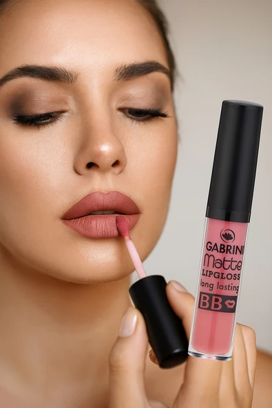 Gabrini Matte Long Lasting Mat Pembe Likit Ruj ürün görseli 1