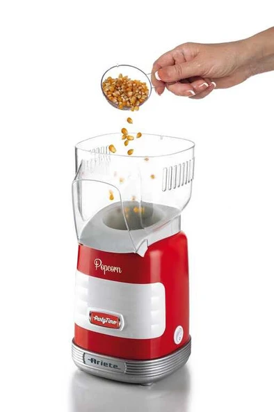 Ariete Party Time Rosso Kırmızı 2956 Patlamış Mısır Makinesi ürün görseli 1