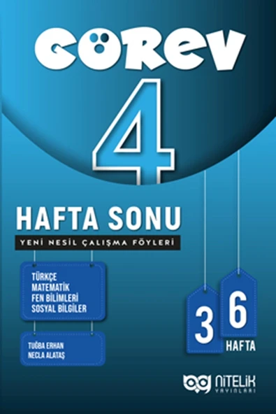 Nitelik Yayınları Görev 4. Sınıf Hafta Sonu Yeni Nesil Çalışma Föyleri ürün görseli 1