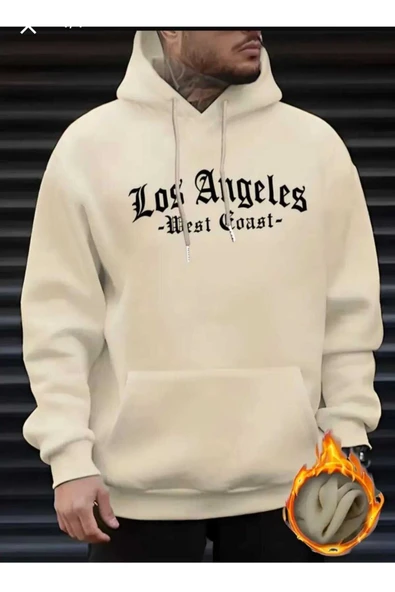 KOZİA OUTDOORS malkoçbey los angeles baskılı oversize unisex sweatşhirt ürün görseli 1