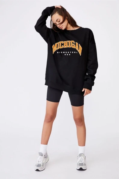 blackbonds Michigan Sweatshirt Oversize ürün görseli 1