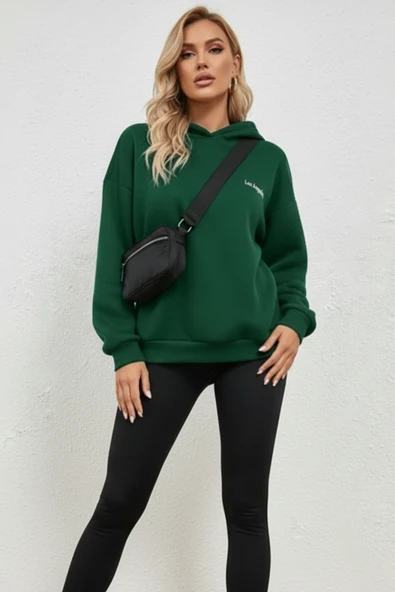 KOZİA OUTDOORS KAPÜŞONLU OVERSİZE UNİSEX SWEATŞHİRT ürün görseli 1