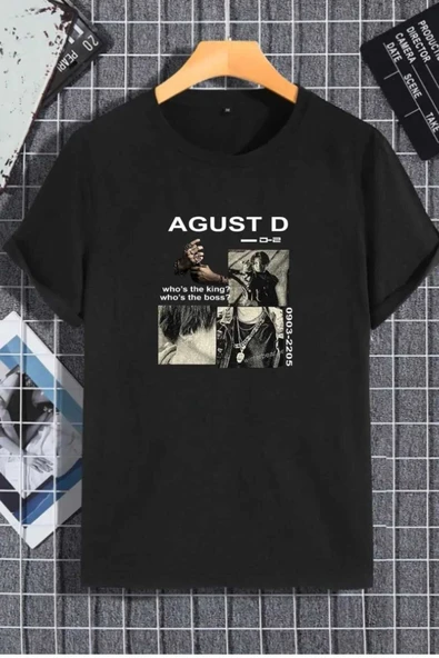 KOZİA OUTDOORS August Baskılı Oversize Tişört Basic Günlük Stil - Resim 3