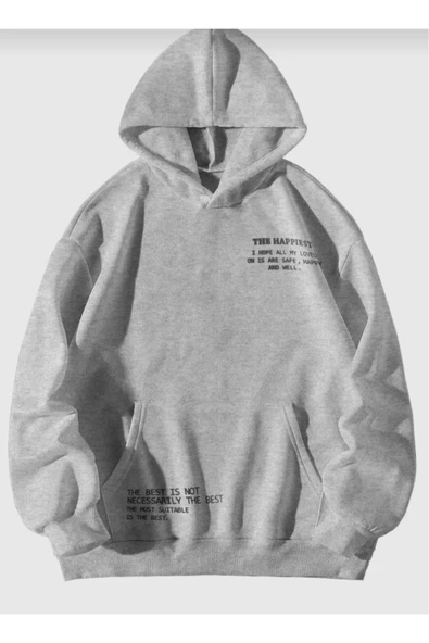 KOZİA OUTDOORS malkoçbey hapıyy test  baskılı oversize unisex sweatşhirt ürün görseli 1