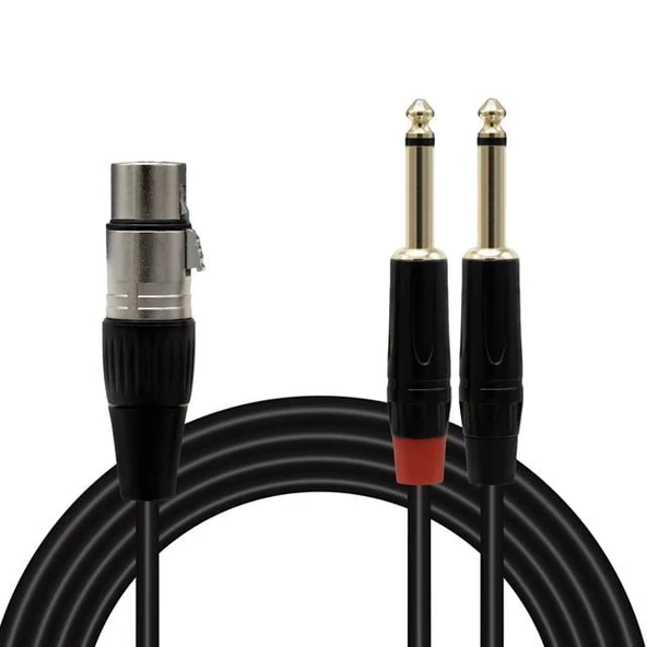 Magicvoice LD369A Canon Erkek - 6.3 Mono Erkek 10 Metre Kablo ürün görseli 1