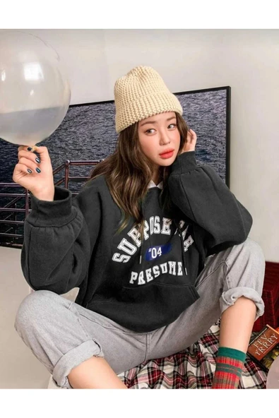 KOZİA OUTDOORS malkoçbey Suppose Baskılı Oversize Sweatshirt ürün görseli 1