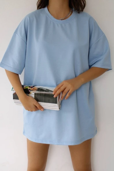 Garalio Newon Oversize Unisex Basic T-shirt - Resim 3