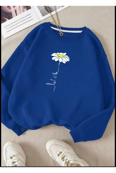 KOZİA OUTDOORS malkoçbey o yaka baskılı oversize unisex sweatşhirt ürün görseli 1