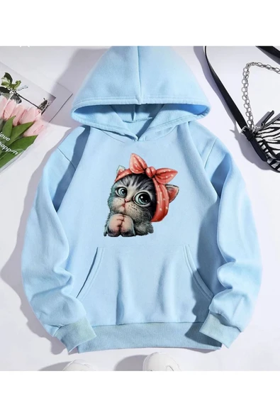 KOZİA OUTDOORS kapüşonlu oversize unisex sweatşhirt ürün görseli 1