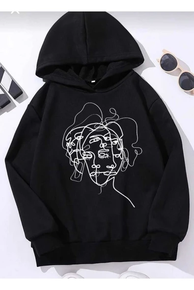 KOZİA OUTDOORS malkoçbey baskılı oversize unisex swetşhirt ürün görseli 1
