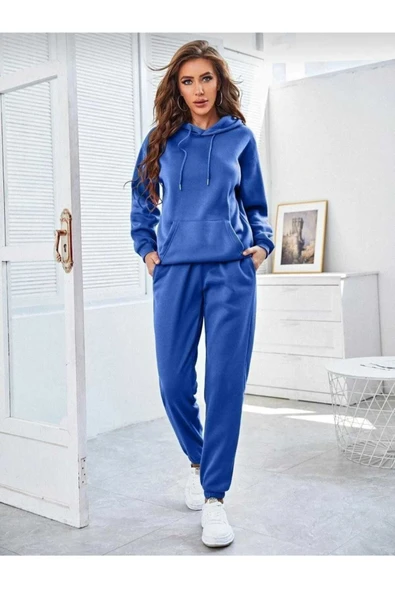 KOZİA OUTDOORS malkoçbey kapüşonlu Eşofman Takımı Sweatshirt Jogger ürün görseli 1