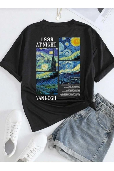 KOZİA OUTDOORS malkoçbey vangoh baskılı t-şhirt ürün görseli 1